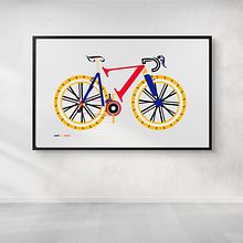 Alphabike/betabike typographic posters. Design, Traditional illustration, and Graphic Design project by Craig Griffin - 08.12.2022