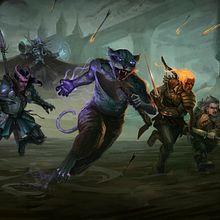 encargo de aniversario de una partida DnD. Traditional illustration project by Guillermo Redondo Canteli - 04.20.2022