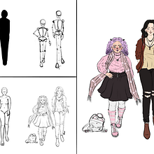 My project for course: Drawing Appealing Characters with Personality. Un proyecto de Diseño de personajes, Bocetado, Dibujo, Stor, telling, Stor, board, Dibujo artístico y Narrativa de Borislava Peeva - 12.08.2022