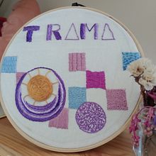 Meu projeto do curso: Técnicas avançadas para bordado de letras com tecidos coloridos Ein Projekt aus dem Bereich Stickerei von maryserbcamacho - 12.08.2022