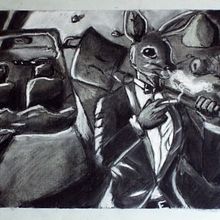 Disappearing Act. Un proyecto de Ilustración tradicional, Diseño de personajes, Bellas Artes, Dibujo y Creatividad de Isaiah Wade - 28.04.2019