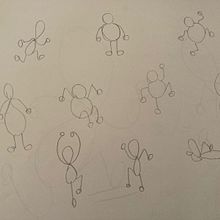 Meu projeto do curso: Introdução à criação de personagens estilo cartoon. Traditional illustration, Character Design, and Drawing project by Rosana Marques - 08.13.2022