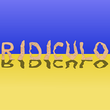 RIDICULO de Janony Contento. Un projet de Design , Br, ing et identité, Design graphique, T, pographie, Lettering, Lettering numérique, Design t , et pographique de Janony Contento - 13.08.2022