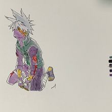 Mi proyecto del curso: Dibujo de personajes expresivos. Een project van Traditionele illustratie, Ontwerp van personages, Stripboek, Tekening met potlood,  Tekening, Aquarelschilderen y Manga van Diego Menendez - 13.08.2022