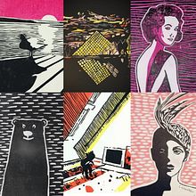 Print and Jewellery Making. Traditional illustration, and Design project by Lynne Howat - 08.13.2022