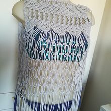 Il mio progetto del corso: Macramè: crea capi di abbigliamento unici. Accessor, Design, Arts, Crafts, Fiber Arts, Macramé, and Textile Design project by katia - 08.14.2022