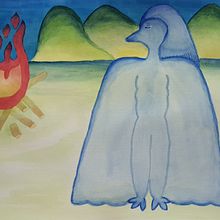 Il fuoco. Traditional illustration, Fine Arts, Painting, and Watercolor Painting project by tiziana.narducci - 08.14.2022
