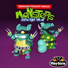 Tmnt Pocket Ninja Monster . Un proyecto de Diseño, 3D y Art to de Juan Diego Abreu Higuera - 10.08.2022