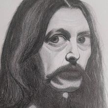 My project for course: Realistic Portrait with Graphite Pencil. Un proyecto de Ilustración tradicional, Bellas Artes, Bocetado, Dibujo a lápiz, Dibujo, Dibujo de Retrato, Dibujo realista, Dibujo artístico y Dibujo anatómico de Анелиа Дудина - 14.08.2022