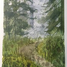 My project for course: Natural Landscapes in Watercolor. Un proyecto de Bellas Artes, Pintura y Pintura a la acuarela de Cecilia Gustavsson - 14.08.2022