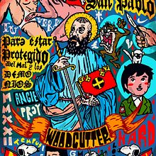 Oración a San Pablo. Traditional illustration, and Digital Illustration project by woodcutter Manero - 08.15.2022