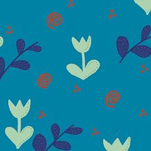 Mein Kursprojekt: Botanische Muster im Skizzenbuch r. Projekt z dziedziny Trad, c, jna ilustracja, Pattern design, R, sunek botaniczn i Sketchbook użytkownika Isabel Locher - 13.08.2022