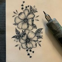 Mon projet du cours : Tatouage pour débutants. Un progetto di Design di tatuaggi di Elo Btd - 15.08.2022