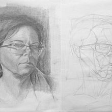 My project for course: Graphite Drawing Techniques for Planar Portraiture. Un progetto di Belle arti, Bozzetti, Disegno, Disegno di ritratti, Disegno realistico e Disegno artistico di Nikoletta Theodoropoulou - 01.10.2022