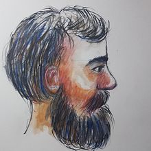Mein Kursprojekt: Skizzenheft für Aquarellporträts. Un progetto di Pittura, Pittura ad acquerello, Disegno di ritratti e Sketchbook di Katja Bader - 15.08.2022