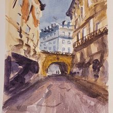 My project for course: Architectural Illustration with Watercolor. Traditional illustration, Sketching, Drawing, Watercolor Painting, Architectural Illustration, and Sketchbook project by Magda Cieslak - 08.16.2022