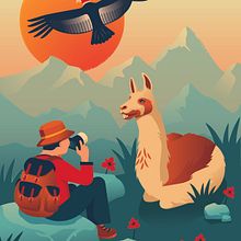 My project for course: Dynamic Vector Illustration: Keys to Color and Composition. Un proyecto de Ilustración tradicional, Ilustración vectorial, Ilustración digital e Ilustración editorial de Jonathan Hall - 16.08.2022