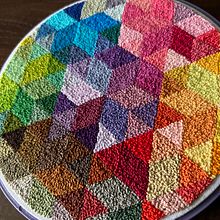 Estudio de color (nudos franceses) 3. Embroider project by Coricrafts - 08.16.2022