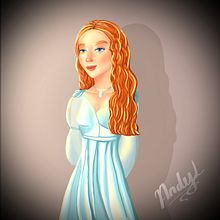 Mi proyecto del curso: Retrato de personajes femeninos con Procreate. Projekt z dziedziny Trad, c, jna ilustracja, Ilustracja c, frowa, R, sunek c i frow użytkownika Andrea Lamas - 14.08.2022
