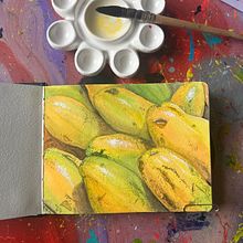 My project for course: Botanical Watercolor: Illustrating Art and Science. Un proyecto de Ilustración tradicional, Bellas Artes, Pintura, Dibujo, Pintura a la acuarela e Ilustración botánica de Lana Morbini - 17.08.2022