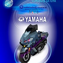 DISEÑO YAMAHA TMAX. Un projet de Conception de personnages de Natalia DN - 17.08.2022