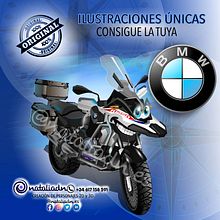 DISEÑO BMW GS 1250. Un projet de Conception de personnages de Natalia DN - 17.08.2022