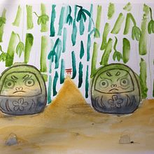 My project for course: Watercolor Illustration with Japanese Influence. Un proyecto de Ilustración tradicional, Dibujo y Pintura a la acuarela de Sonia Alvarez - 17.08.2022