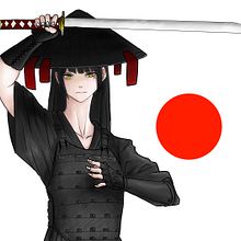 Samurai . Een project van Traditionele illustratie van Luis Meneces - 17.08.2022