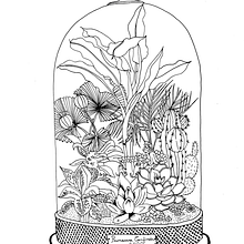 Primavera confinada. Ilustração tradicional, Desenho e Ilustração com tinta projeto de Mariana Castillo - 05.04.2020
