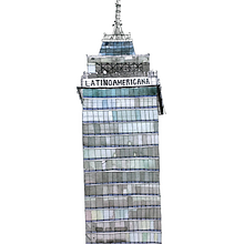 La Torre Latino. Drawing, Watercolor Painting, and Traditional illustration project by Mariana Castillo - 08.18.2022
