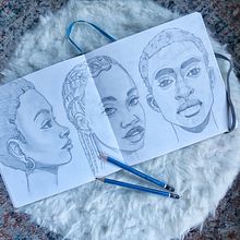 My project for course: Portrait Sketchbooking: Explore the Human Face. Projekt z dziedziny Sketching,  R, sunek, Portret,  R, sunek art, st, czn i Sketchbook użytkownika enotommelleo - 18.08.2022