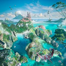 Paradores Vuelve a soñar: Verano. Projekt z dziedziny  Reklama, Fotomontaż i Matte painting użytkownika Carles Marsal - 01.07.2022