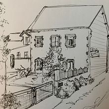 Vakantie schets Ein Projekt aus dem Bereich Traditionelle Illustration, Architektur und Skizzenentwurf von Tamara Vdf Brandenburg - 26.08.2022