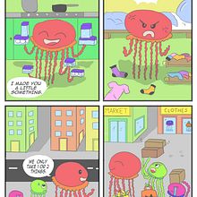Il mio progetto del corso: Fondamenti di Clip Studio Paint: crea il tuo fumetto. Mamma Jelly. Traditional illustration, Comic, and Digital Illustration project by Elena Chesini - 08.19.2022