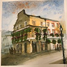 My project for course: Architectural Sketching with Watercolor and Ink Ein Projekt aus dem Bereich Skizzenentwurf, Zeichnung, Aquarellmalerei, Architektonische Illustration, Sketchbook und Illustration mit Tinte von Brian Treadaway - 19.08.2022
