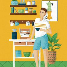 My project for course: Colorful Digital Illustration in Procreate. Projekt z dziedziny Trad, c, jna ilustracja,  R, sunek, Ilustracja c, frowa, R, sunek c i frow użytkownika sapozhnikova_1993 - 19.08.2022