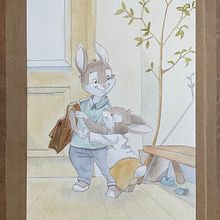 My project for course: Animal Characters in Watercolor for Children’s Books. Projekt z dziedziny Trad, c, jna ilustracja,  Sztuki piękne,  Malarstwo,  R, sunek, Malowanie akwarelą, Ilustracje dla dzieci i Narracja użytkownika arthurwhelan - 20.08.2022