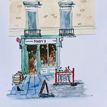 Storefronts of Dublin . Un progetto di Disegno, Pittura e Illustrazione tradizionale di Stephan Aal - 20.08.2022
