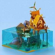 Isometric Crab. 3D, Design, Animation, 3D Animation, and 3D Modeling project by Serhii Vinytskyi - 07.31.2022