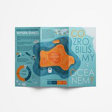 Ocean Pollution Brochure. Un progetto di Infografica, Graphic design, Illustrazione tradizionale e Design di Anastasia Smyk - 20.08.2022