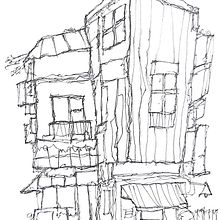 My project for course: Expressive Architectural Sketching with Colored Markers. Een project van  Schetsen,  Tekening,  Architecturale illustratie, Sketchbook y  Illustratie met inkt van Akshay Vinchurkar - 20.08.2022