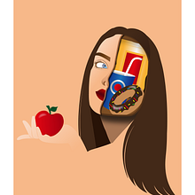 Mi proyecto del curso: Doble cara. Projekt z dziedziny Design, Zarządzanie projektowaniem, Projektowanie graficzne, Teoria barw, Trad, c i jna ilustracja użytkownika Ana Edith Bravo Zepeda - 20.08.2022