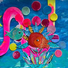 My project for course: Illustrated Characters with Paper. Traditional illustration, Character Design, Collage, Paper Craft, Children's Illustration, Creating with Kids, and Narrative project by Erica Giantin - 08.20.2022