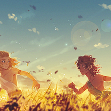 Achilles & Patroclus. Traditional illustration project by Alessia Trunfio - 08.21.2022