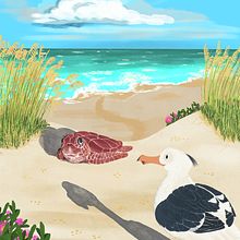 My project for course: Digital Illustration: Create a Colorful Nature Scene. Un proyecto de Ilustración tradicional, Ilustración digital e Ilustración naturalista				 de bbluesnowflake - 21.08.2022