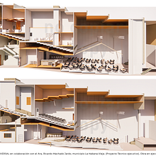 PROYECTO CENTRO CULTURAL "EL UNIVERSAL". Een project van Architectuur,  Ontwerp, 3D, Interactief ontwerp e Interieurontwerp van Yoan Arq Martinez - 15.08.2019