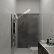 Baño Vivienda. Architecture, Interior Architecture, Digital Architecture, and ArchVIZ project by Nahuel Correa - 08.20.2022