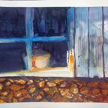 Mi proyecto del curso: El arte de la acuarela: pinta tu visión del mundo :: Ventana a un pasado. Traditional illustration, Fine Arts, Painting, and Watercolor Painting project by Mónica Barrón - 08.18.2022