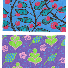 Projects for "Botanical Patterns in a Sketchbook: Conquer the Blank Page". Traditional illustration, Pattern Design, Botanical Illustration, and Sketchbook project by cathalijn - 08.21.2022