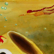 Giant Koi. Een project van Traditionele illustratie,  Tekening, Aquarelschilderen y Redactionele illustratie van 855dct6j8k - 17.08.2022